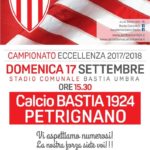 Domenica 17 Settembre al Comunale Bastia – Petrignano